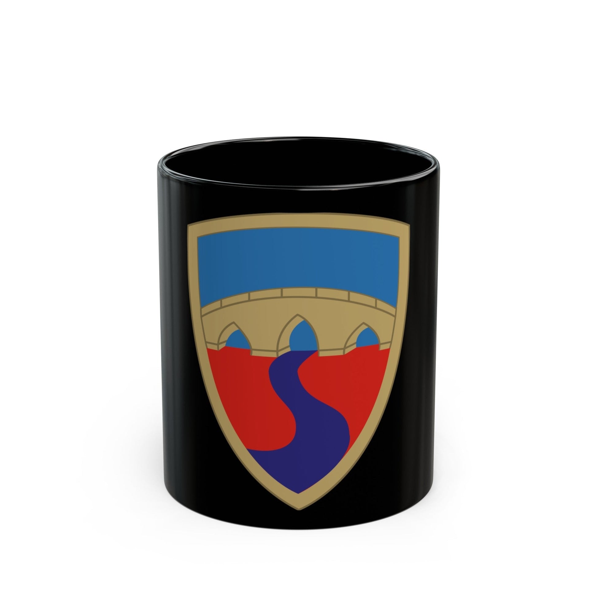 304th Sustainment Brigade (U.S. Army) Black Coffee Mug-11oz-The Sticker Space