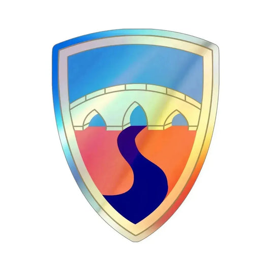 304th Sustainment Brigade (U.S. Army) Holographic STICKER Die-Cut Vinyl Decal 6 Inch Holographic - The Sticker Space