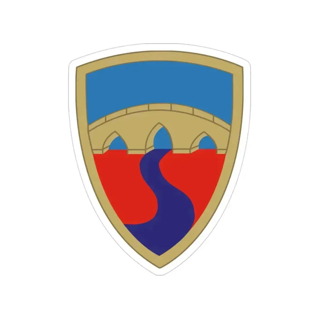 304th Sustainment Brigade (U.S. Army) Transparent STICKER Die-Cut Vinyl Decal 3 Inch - The Sticker Space