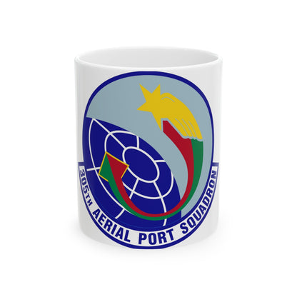 305 Aerial Port Squadron AMC (U.S. Air Force) White Coffee Mug-11oz-The Sticker Space