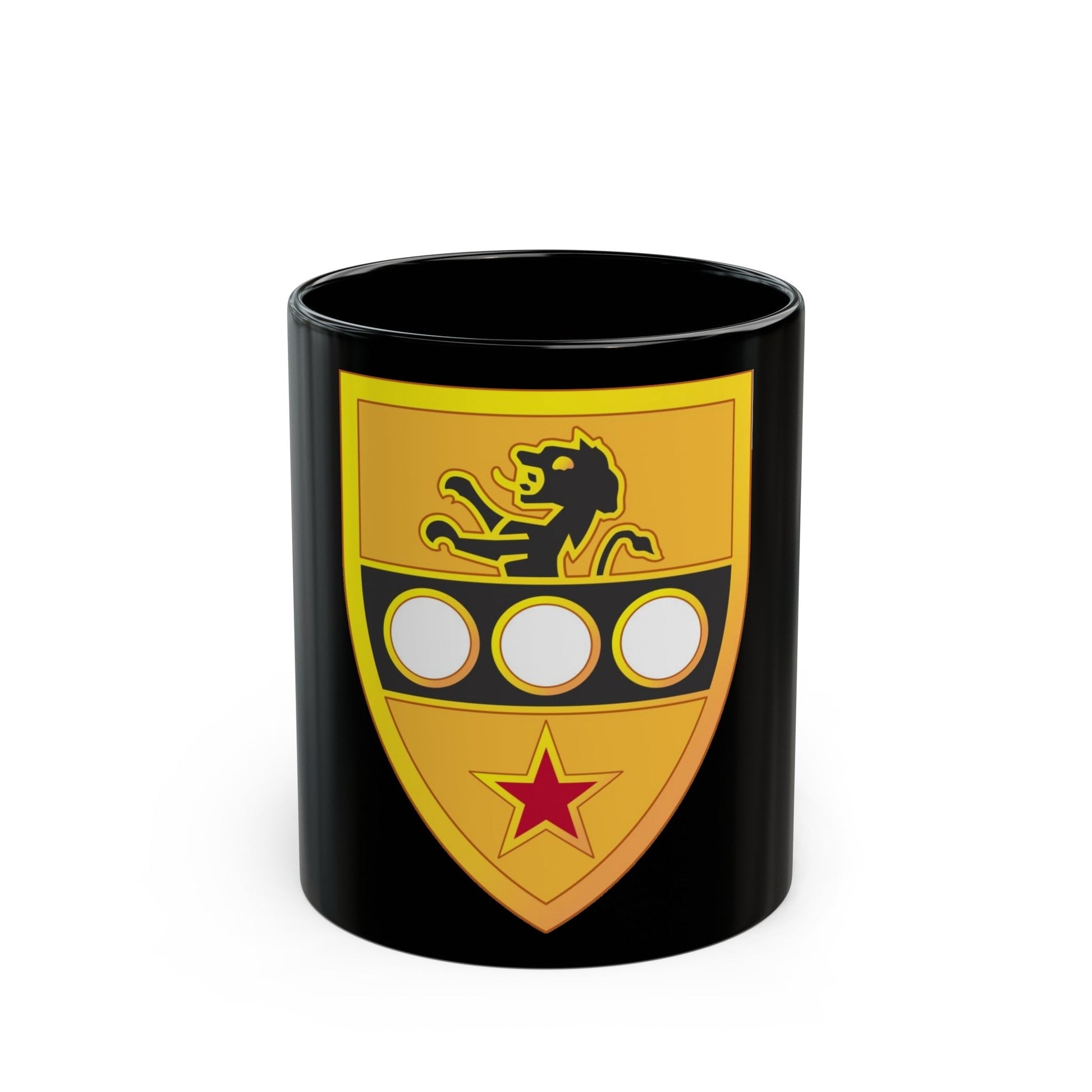 305 Cavalry Regiment (U.S. Army) Black Coffee Mug-11oz-The Sticker Space