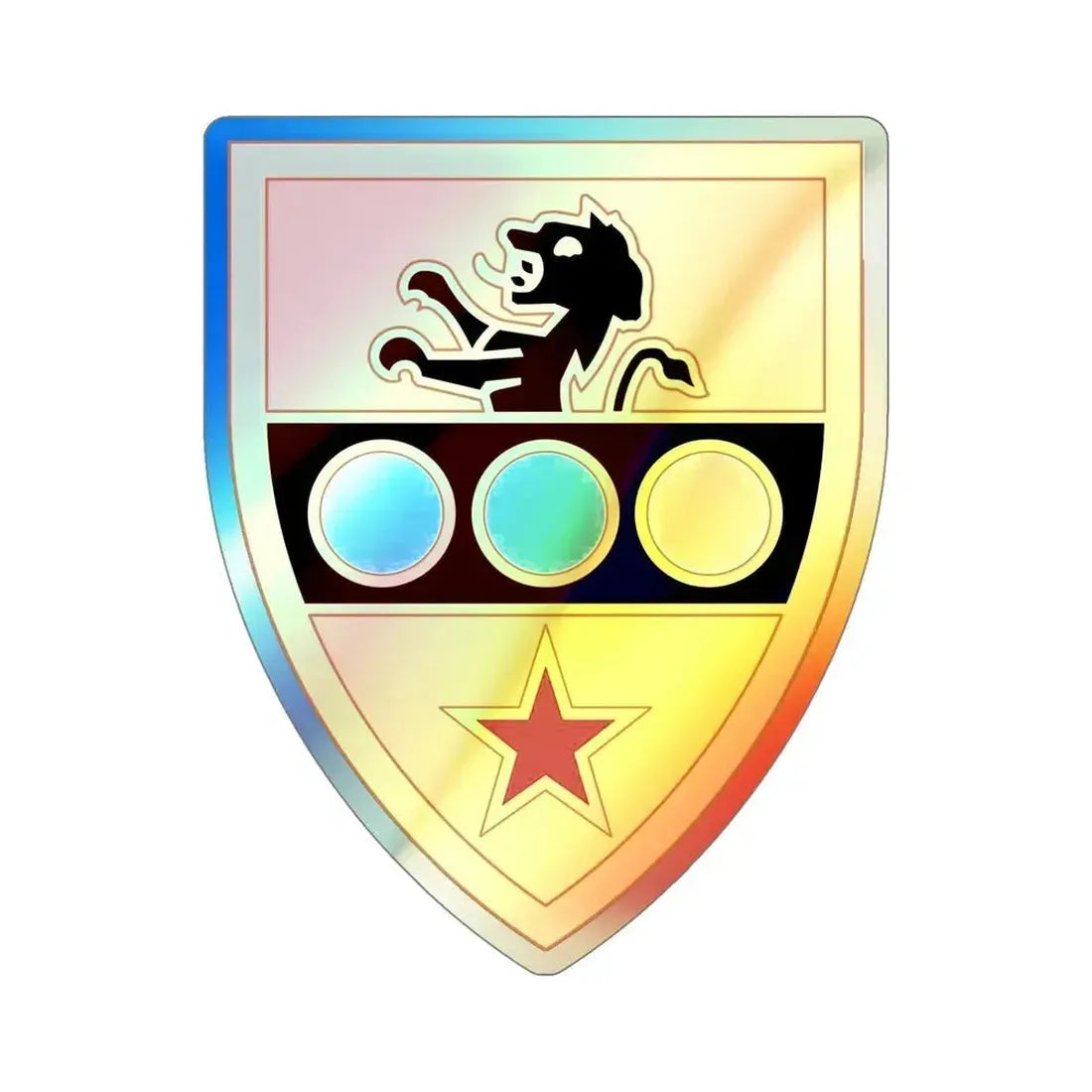305 Cavalry Regiment (U.S. Army) Holographic STICKER Die-Cut Vinyl Decal 5 Inch Holographic - The Sticker Space