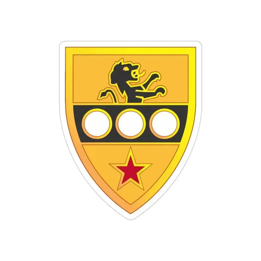 305 Cavalry Regiment (U.S. Army) REVERSE PRINT Transparent Die-Cut STICKER 6 Inch Die-Cut Transparent - The Sticker Space