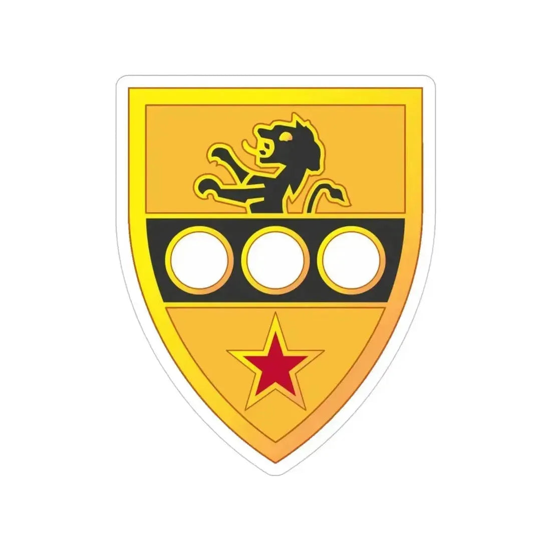 305 Cavalry Regiment (U.S. Army) Transparent STICKER Die-Cut Vinyl Decal 4 Inch - The Sticker Space