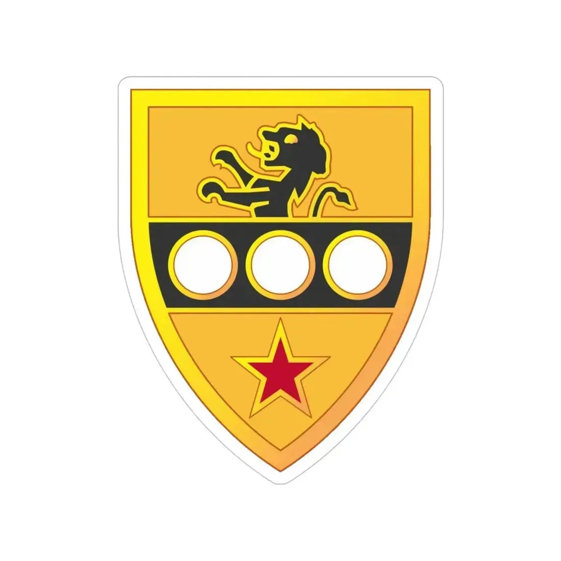 305 Cavalry Regiment (U.S. Army) Transparent STICKER Die-Cut Vinyl Decal 4 Inch - The Sticker Space