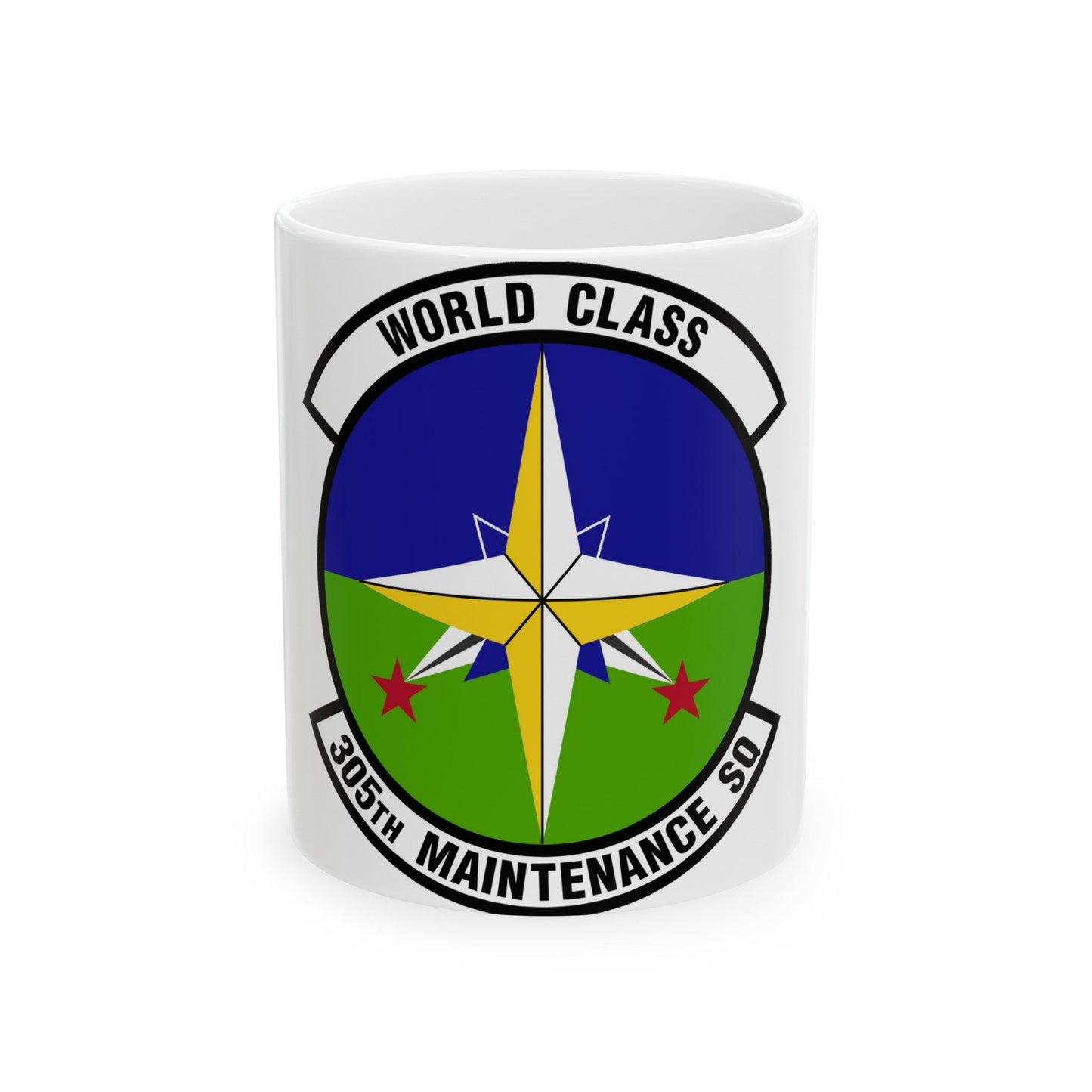 305 Maintenance Squadron AMC (U.S. Air Force) White Coffee Mug-11oz-The Sticker Space