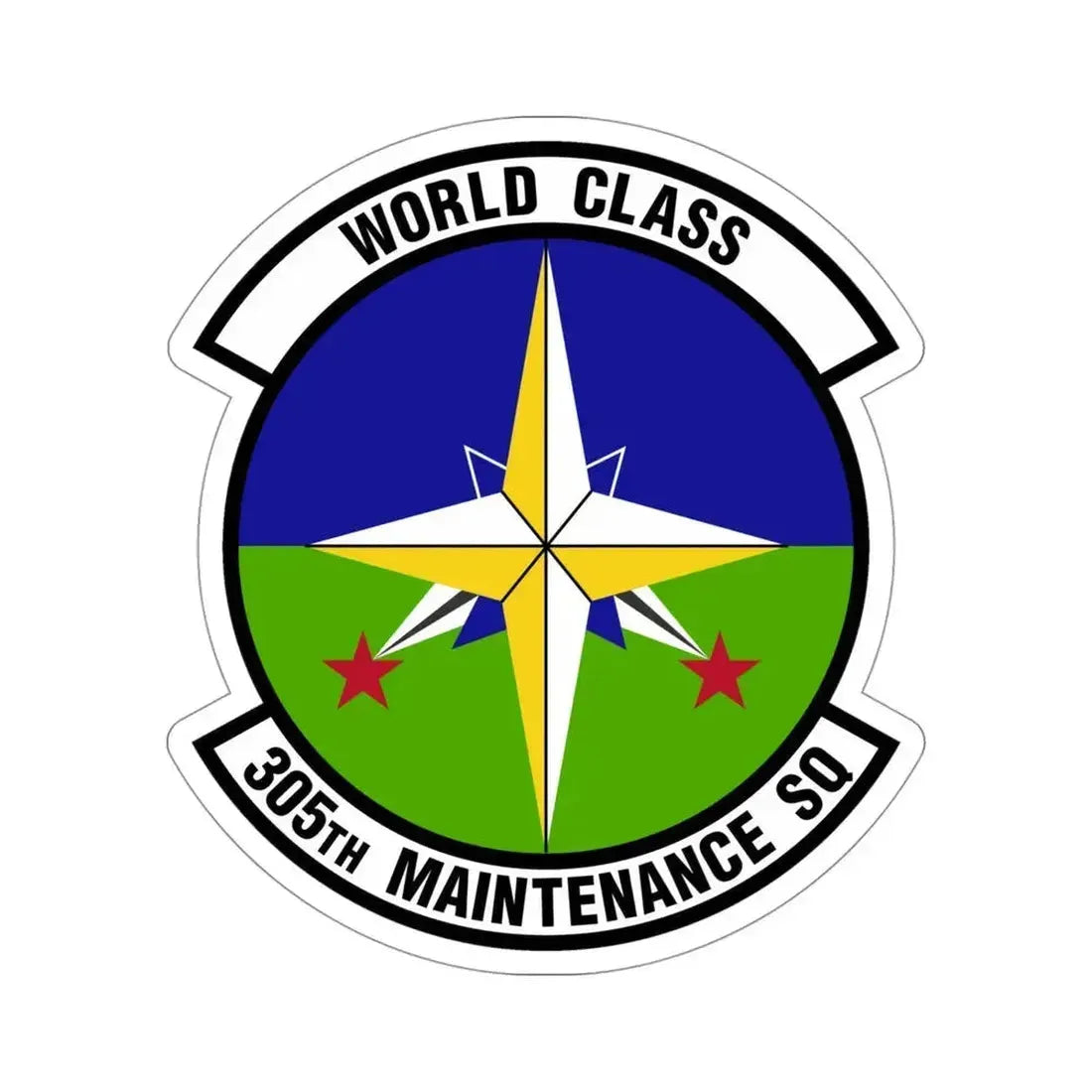 305 Maintenance Squadron AMC (U.S. Air Force) STICKER Vinyl Die-Cut Decal 4 Inch - The Sticker Space