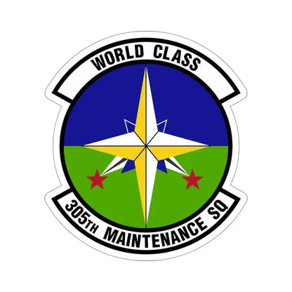 305 Maintenance Squadron AMC (U.S. Air Force) STICKER Vinyl Die-Cut Decal 4 Inch - The Sticker Space
