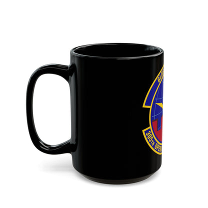 305 Operations Support Squadron AMC (U.S. Air Force) Black Coffee Mug-The Sticker Space