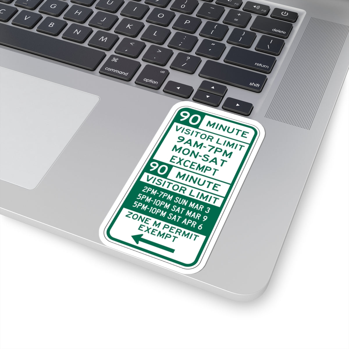 PBOT Road sign P4453L (Oregon) (Road Sign) STICKER Vinyl Kiss-Cut Decal