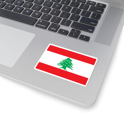 Flag of Lebanon WFB (Lebanon) STICKER Vinyl Kiss-Cut Decal