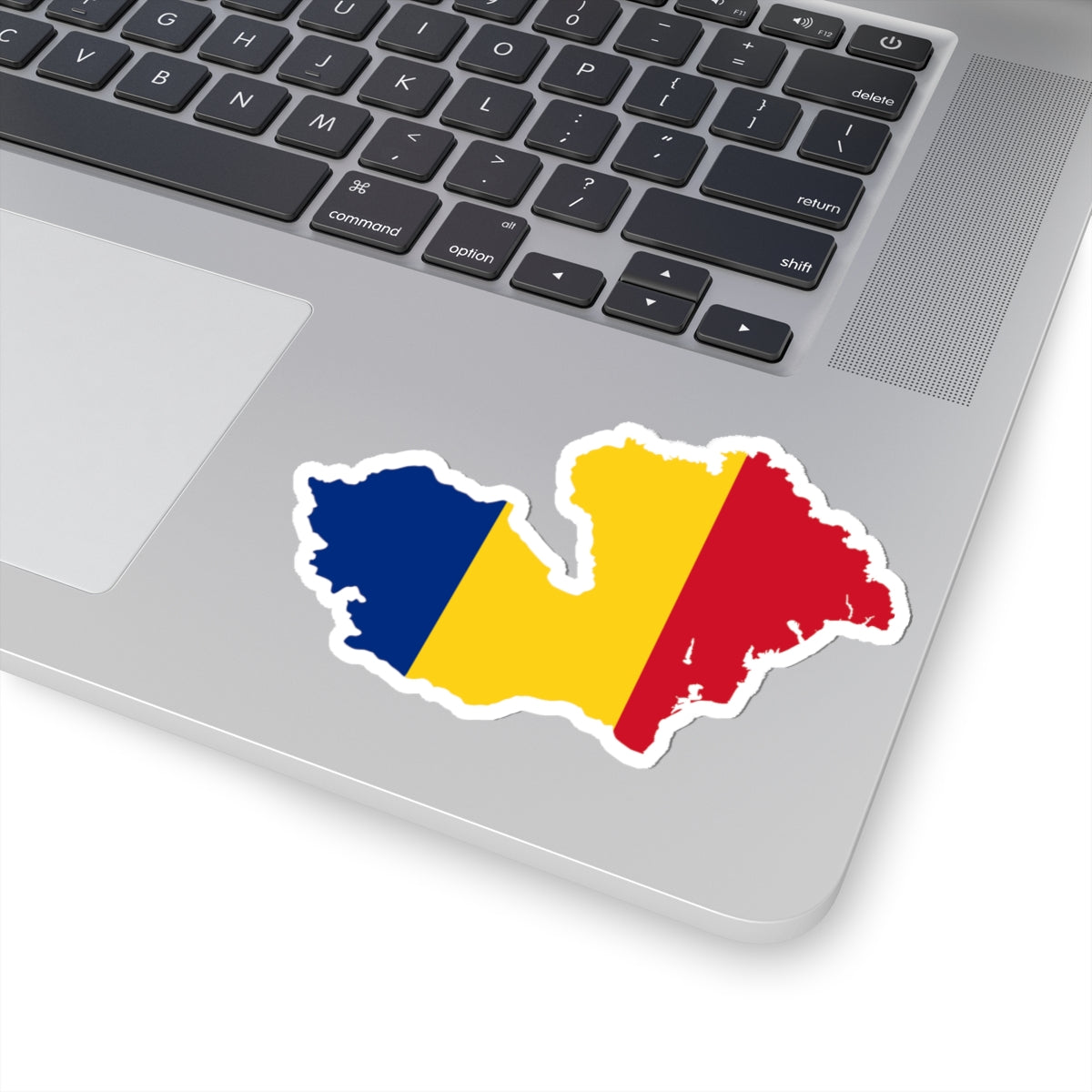 Flag-map of Romania 1942 (Oman) STICKER Vinyl Kiss-Cut Decal