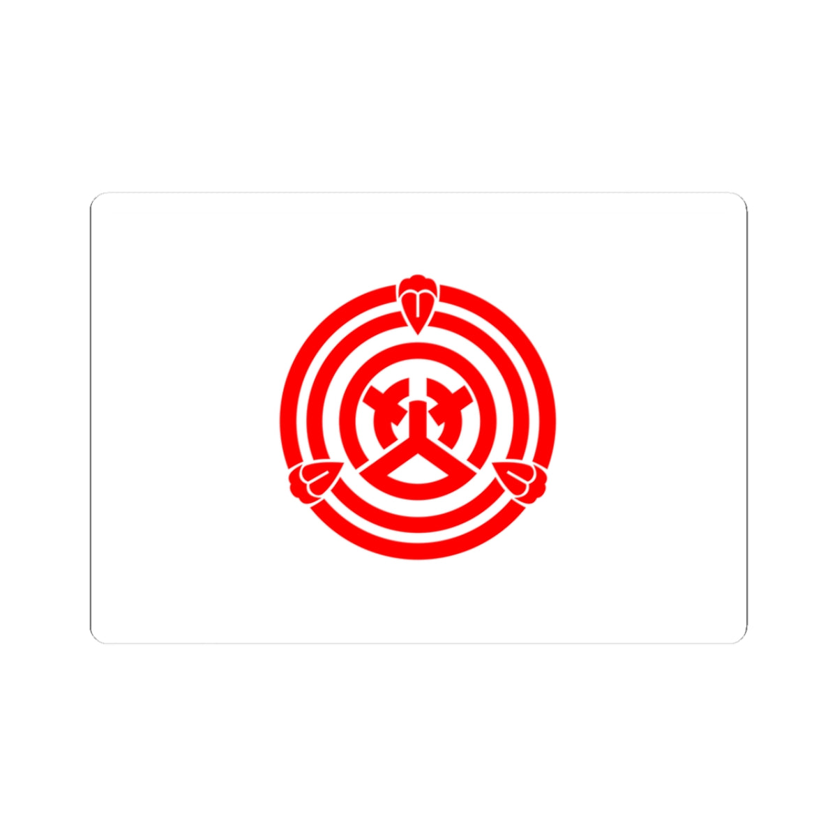 Flag of Okazaki Aichi (Japan) STICKER Vinyl Kiss-Cut Decal