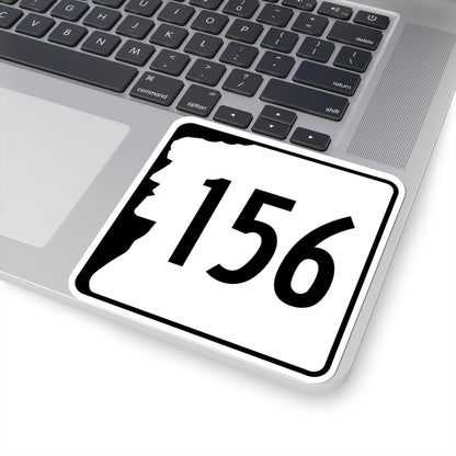 NH Route 156 (New Hampshire) (Road Sign) STICKER Vinyl Kiss-Cut Decal