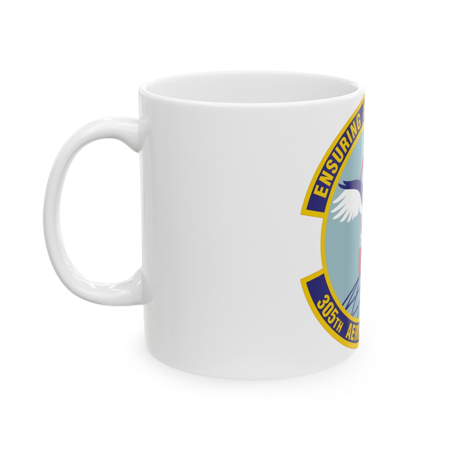 305th Aerospace Medicine Squadron (U.S. Air Force) White Coffee Mug-The Sticker Space