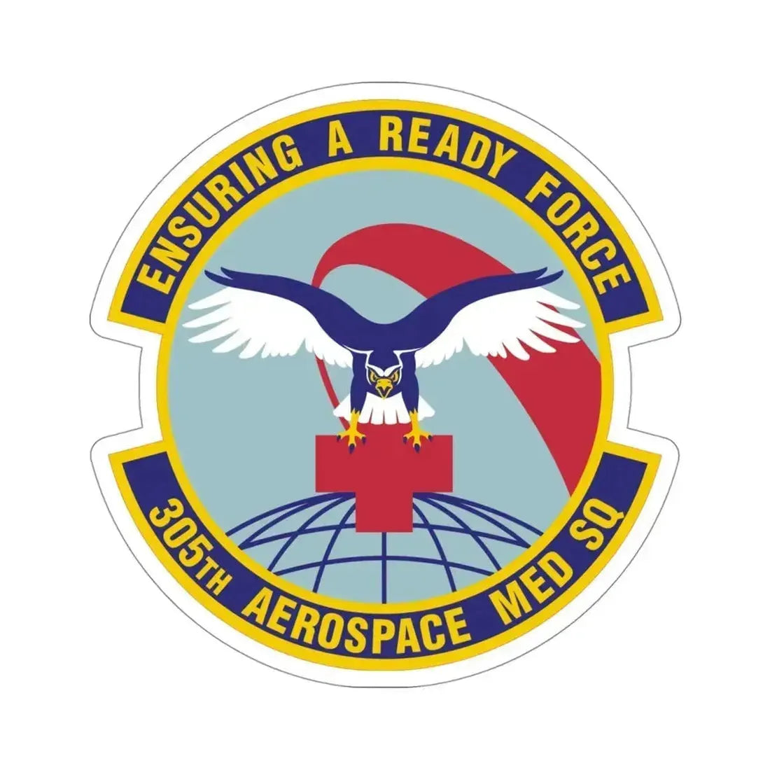 305th Aerospace Medicine Squadron (U.S. Air Force) STICKER Vinyl Die-Cut Decal 4 Inch - The Sticker Space