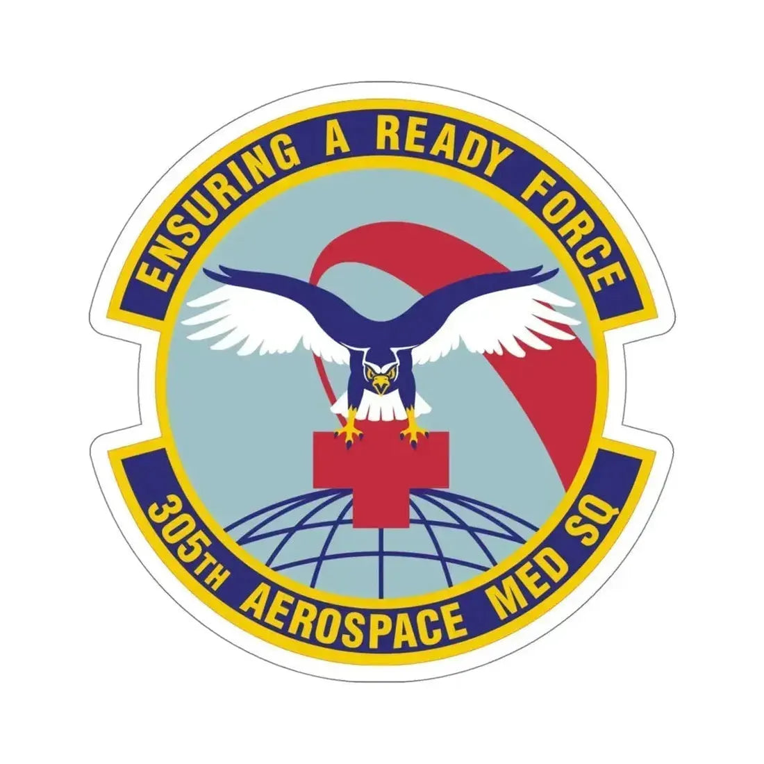 305th Aerospace Medicine Squadron (U.S. Air Force) STICKER Vinyl Die-Cut Decal 5 Inch - The Sticker Space