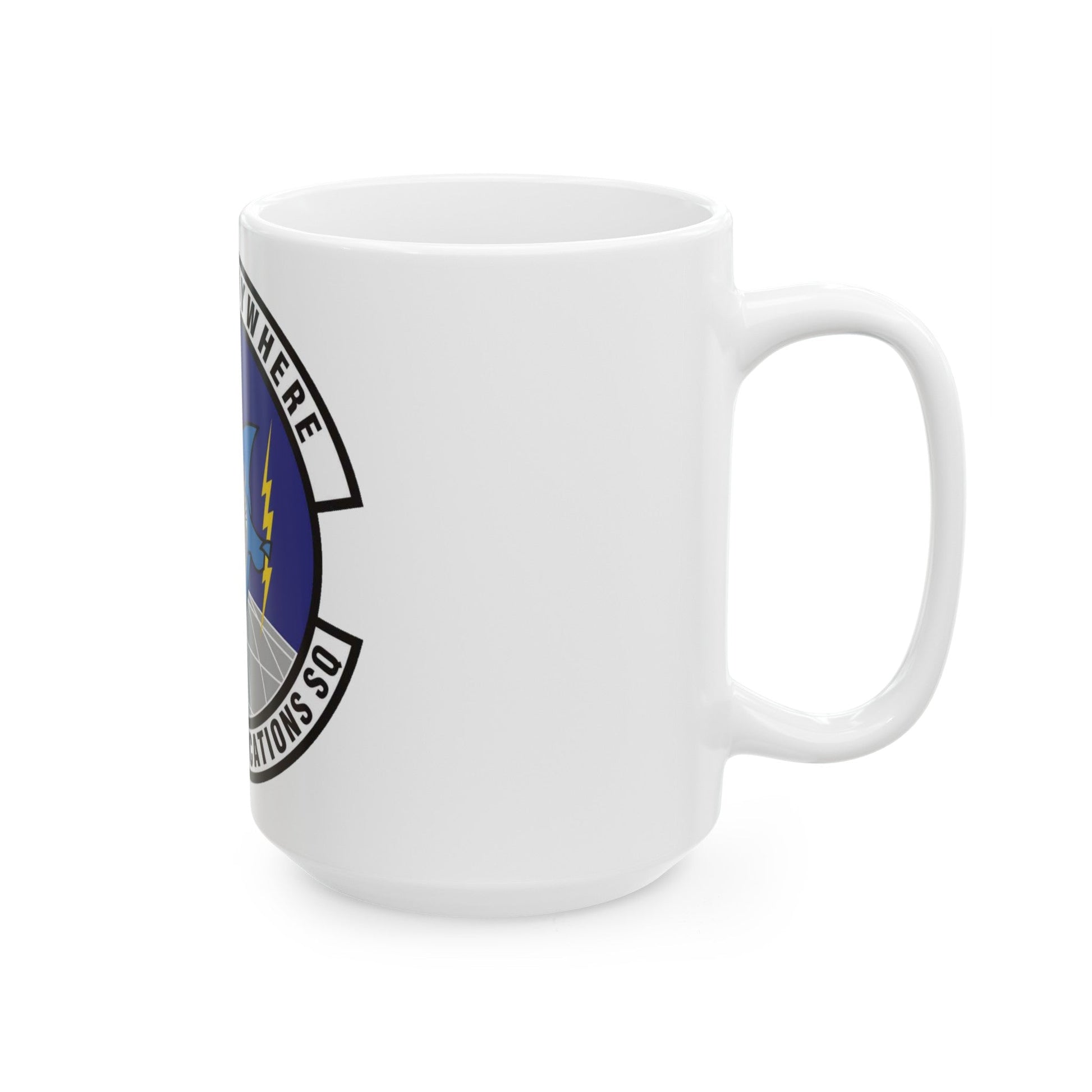 305th Communications Squadron (U.S. Air Force) White Coffee Mug-The Sticker Space