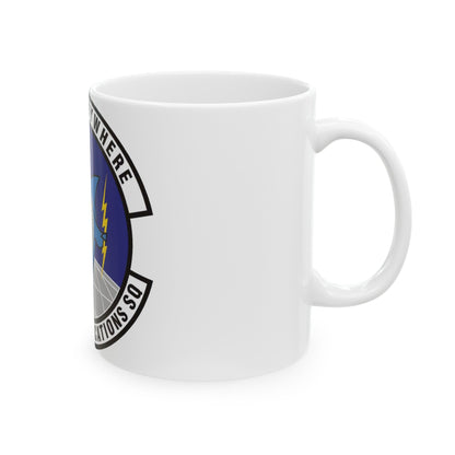 305th Communications Squadron (U.S. Air Force) White Coffee Mug-The Sticker Space