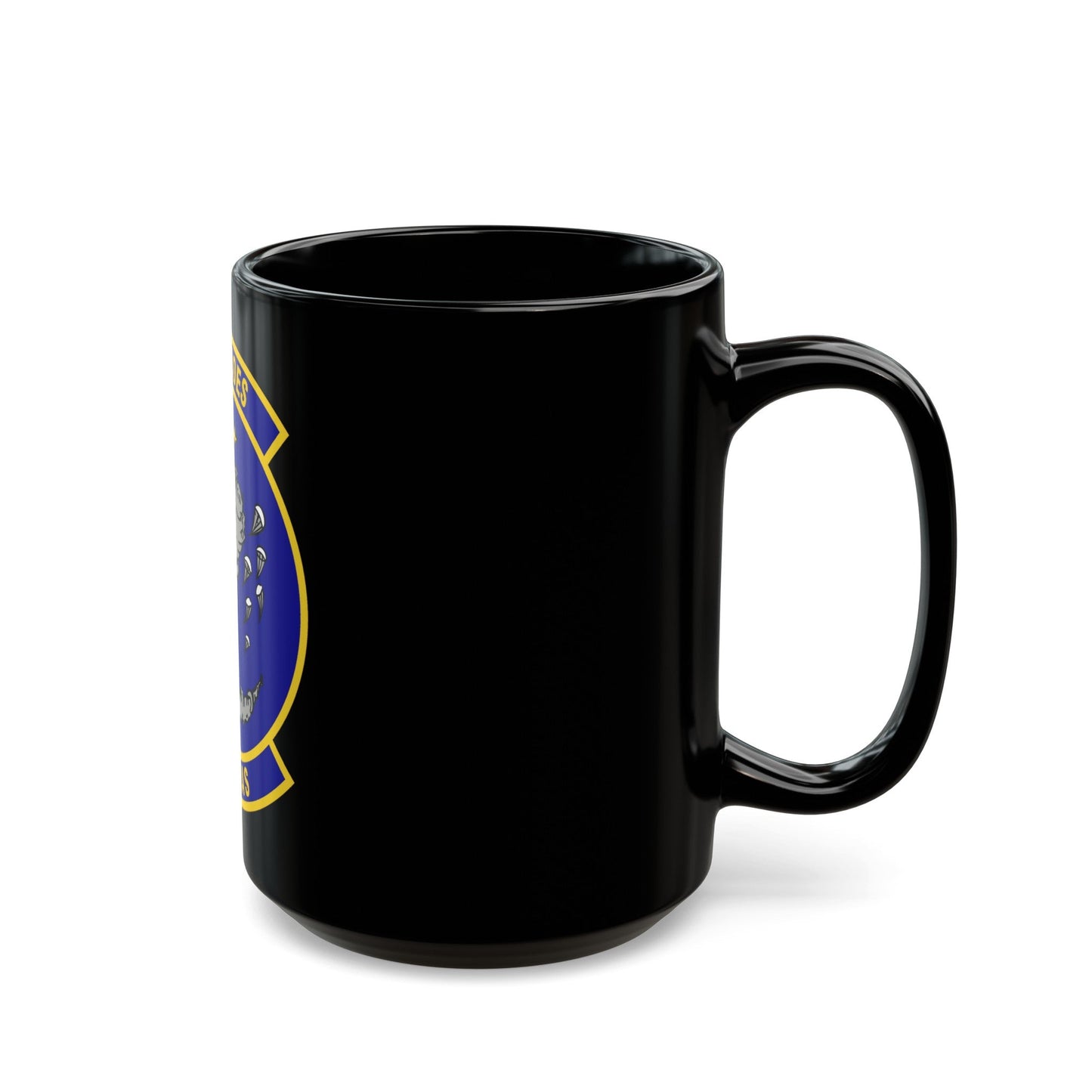 305th Expeditionary Airlift Squadron (U.S. Air Force) Black Coffee Mug-The Sticker Space