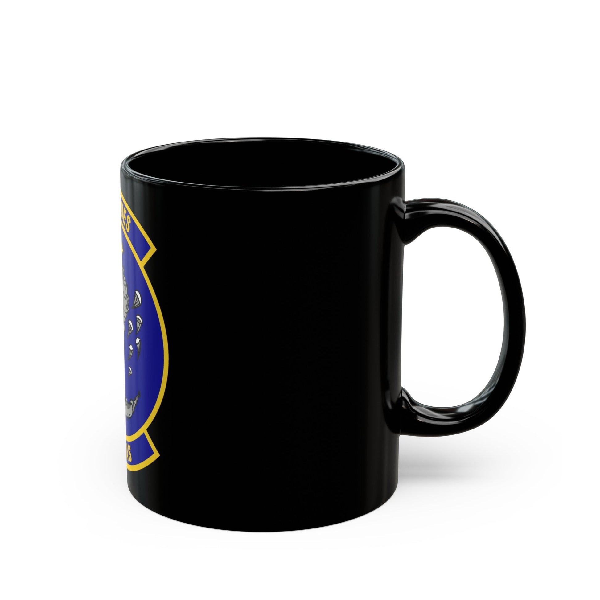 305th Expeditionary Airlift Squadron (U.S. Air Force) Black Coffee Mug-The Sticker Space