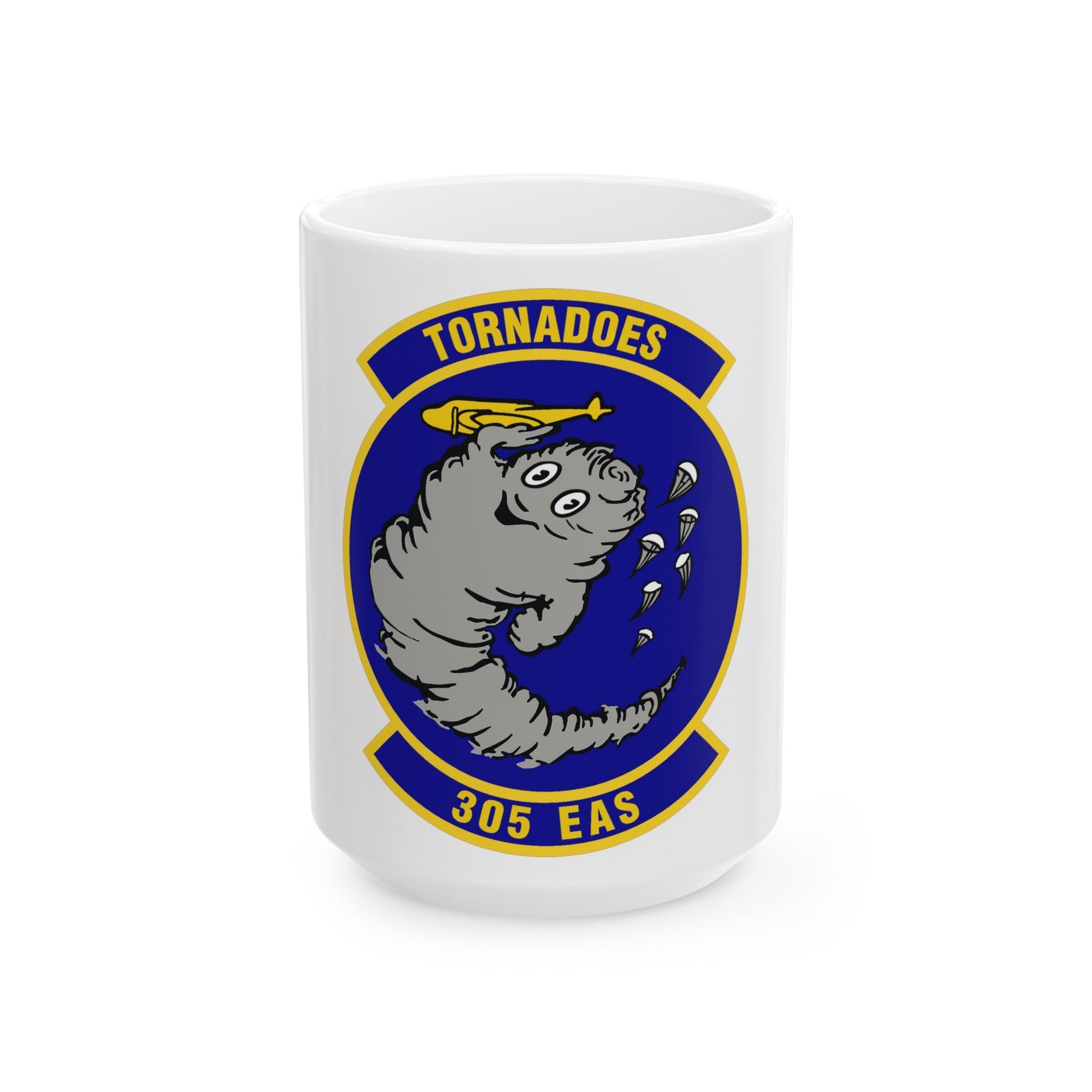 305th Expeditionary Airlift Squadron (U.S. Air Force) White Coffee Mug-15oz-The Sticker Space
