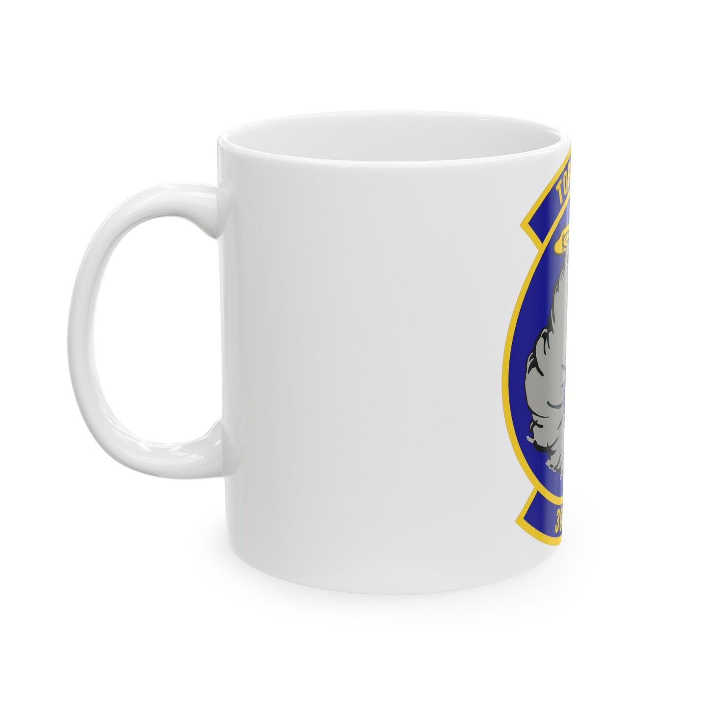 305th Expeditionary Airlift Squadron (U.S. Air Force) White Coffee Mug-The Sticker Space