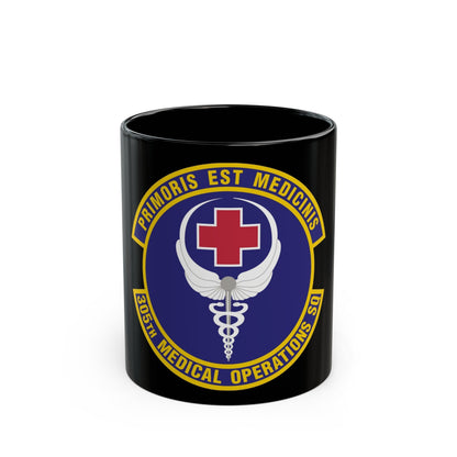 305th Medical Operations Squadron (U.S. Air Force) Black Coffee Mug-11oz-The Sticker Space