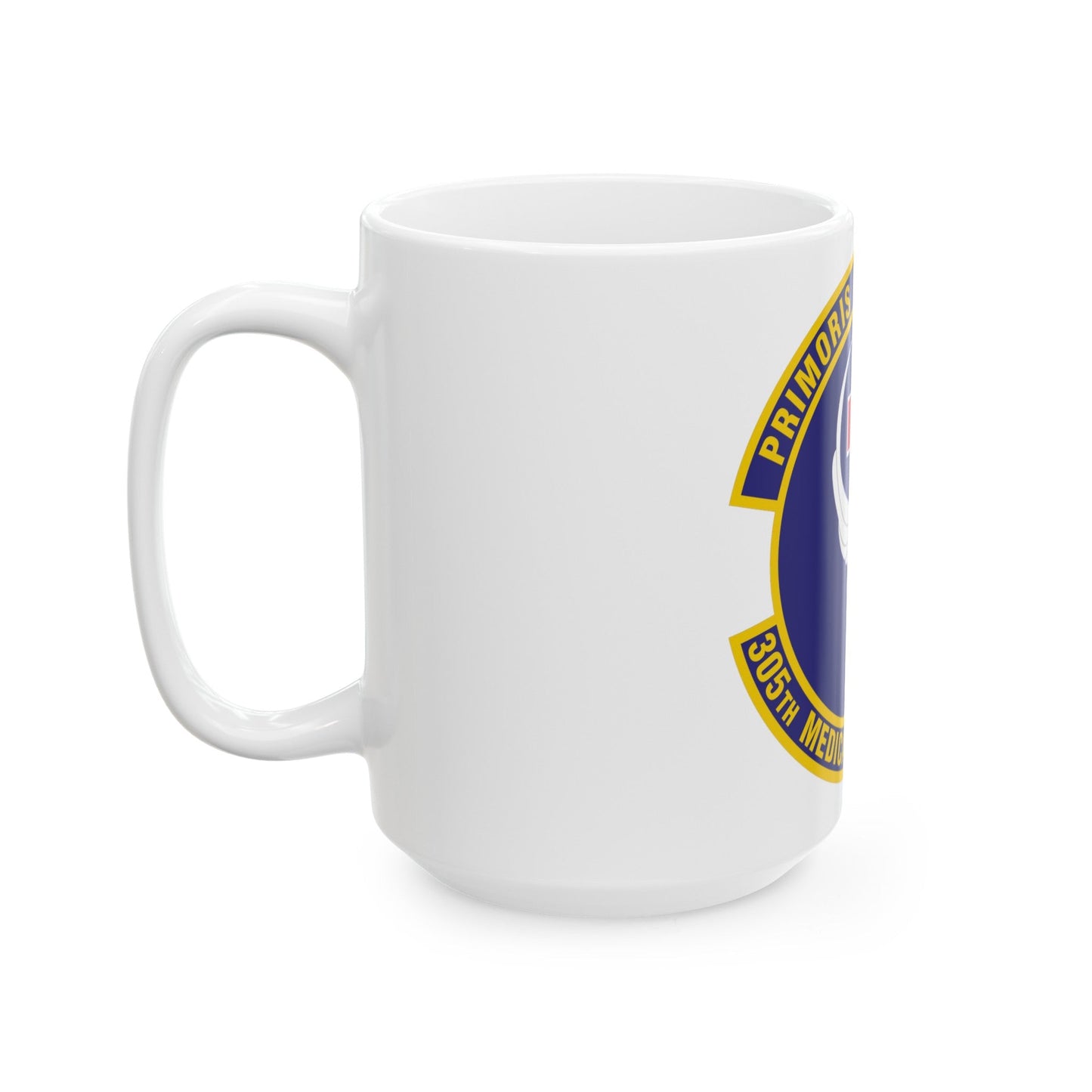 305th Medical Operations Squadron (U.S. Air Force) White Coffee Mug-The Sticker Space