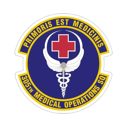 305th Medical Operations Squadron (U.S. Air Force) STICKER Vinyl Die-Cut Decal 3 Inch - The Sticker Space