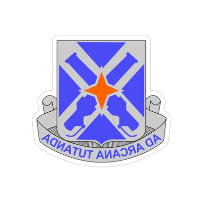 305th Military Intelligence Battalion (U.S. Army) REVERSE PRINT Transparent STICKER-5" × 5"-The Sticker Space