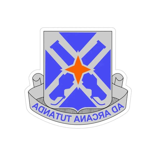 305th Military Intelligence Battalion (U.S. Army) REVERSE PRINT Transparent Die-Cut STICKER 6 Inch Die-Cut Transparent - The Sticker Space