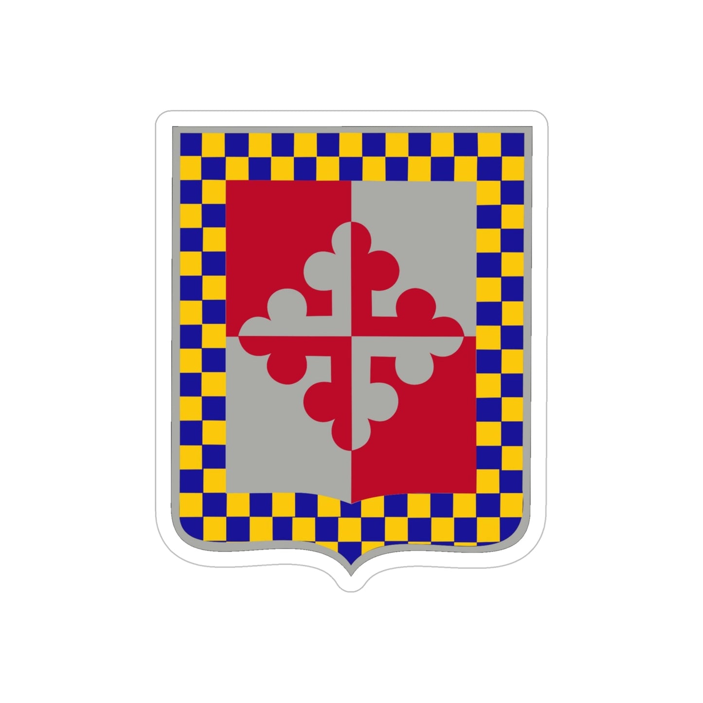 306 Cavalry Regiment (U.S. Army) REVERSE PRINT Transparent STICKER-6" × 6"-The Sticker Space