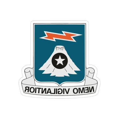 306 Military Intelligence Battalion (U.S. Army) REVERSE PRINT Transparent Die-Cut STICKER 3 Inch Die-Cut Transparent - The Sticker Space