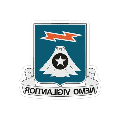 306 Military Intelligence Battalion (U.S. Army) REVERSE PRINT Transparent Die-Cut STICKER 6 Inch Die-Cut Transparent - The Sticker Space