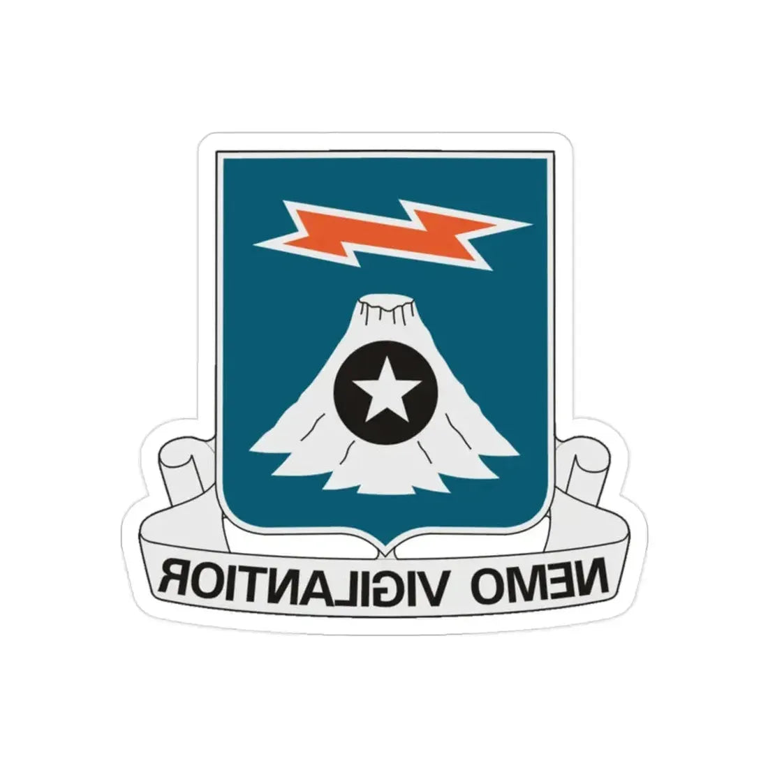 306 Military Intelligence Battalion (U.S. Army) REVERSE PRINT Transparent Die-Cut STICKER - The Sticker Space