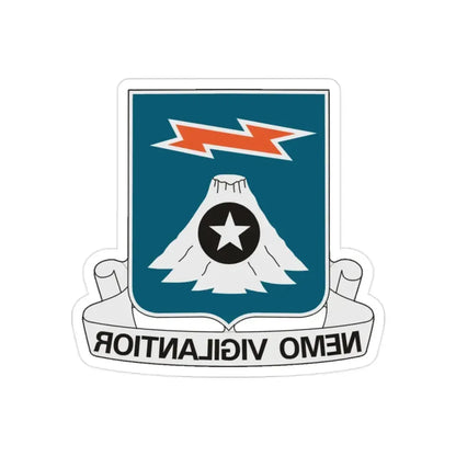 306 Military Intelligence Battalion (U.S. Army) REVERSE PRINT Transparent Die-Cut STICKER - The Sticker Space