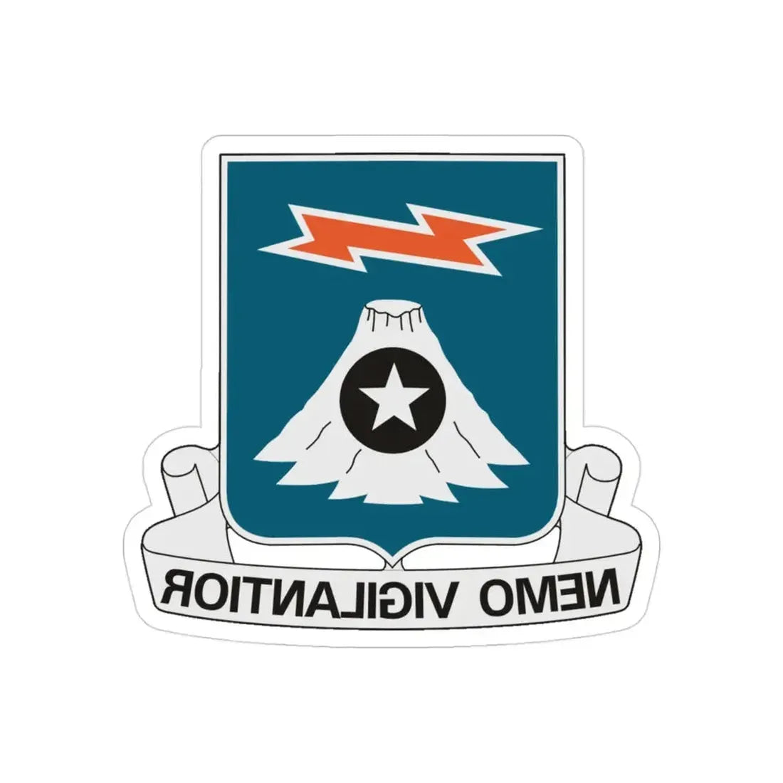 306 Military Intelligence Battalion (U.S. Army) REVERSE PRINT Transparent Die-Cut STICKER - The Sticker Space