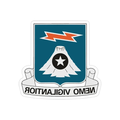 306 Military Intelligence Battalion (U.S. Army) REVERSE PRINT Transparent Die-Cut STICKER - The Sticker Space