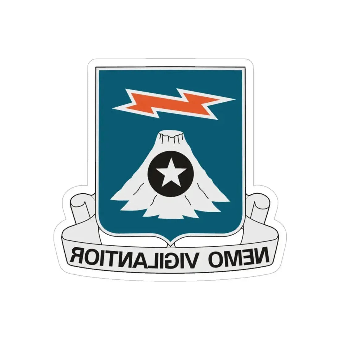 306 Military Intelligence Battalion (U.S. Army) REVERSE PRINT Transparent Die-Cut STICKER - The Sticker Space