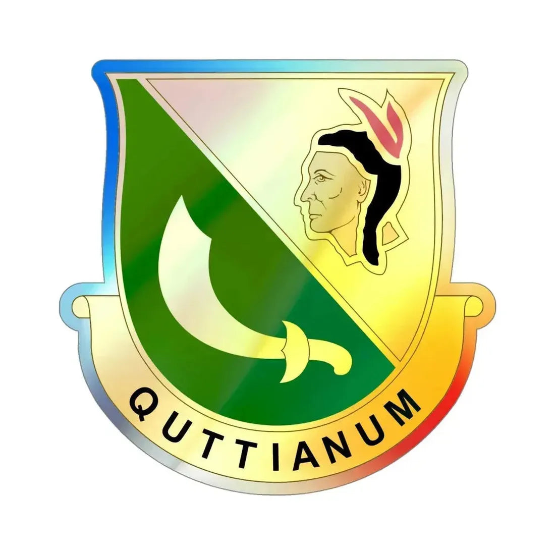 306 Military Police Battalion (U.S. Army) Holographic STICKER Die-Cut Vinyl Decal 4 Inch Holographic - The Sticker Space