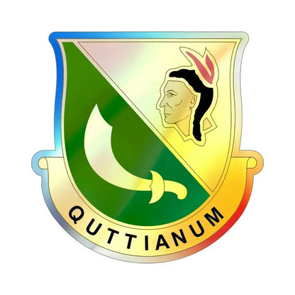 306 Military Police Battalion (U.S. Army) Holographic STICKER Die-Cut Vinyl Decal 4 Inch Holographic - The Sticker Space