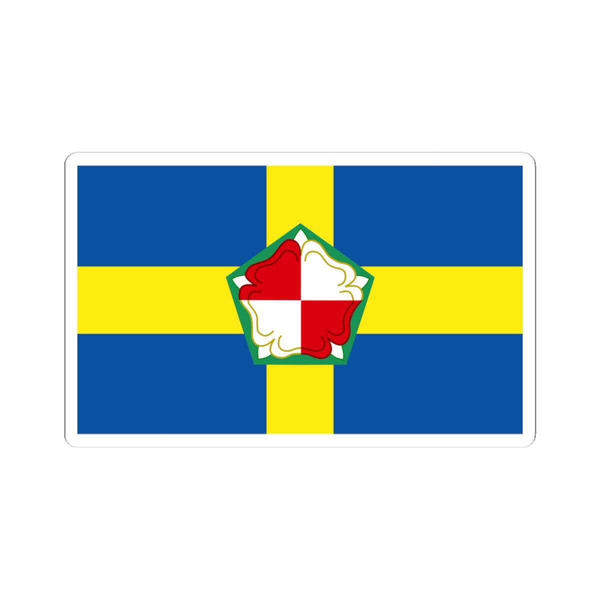 Flag of Pembrokeshire (United Kingdom) STICKER Vinyl Kiss-Cut Decal