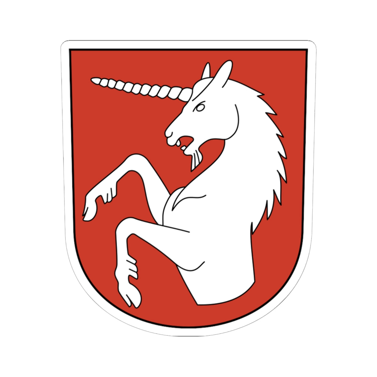 Rümlang-blazon (Switzerland) (Coat of Arms) STICKER Vinyl Kiss-Cut Decal