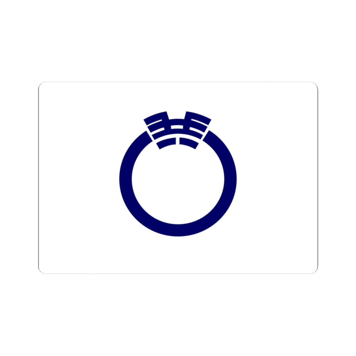 Flag of Kyowa Hokkaido (Japan) STICKER Vinyl Kiss-Cut Decal