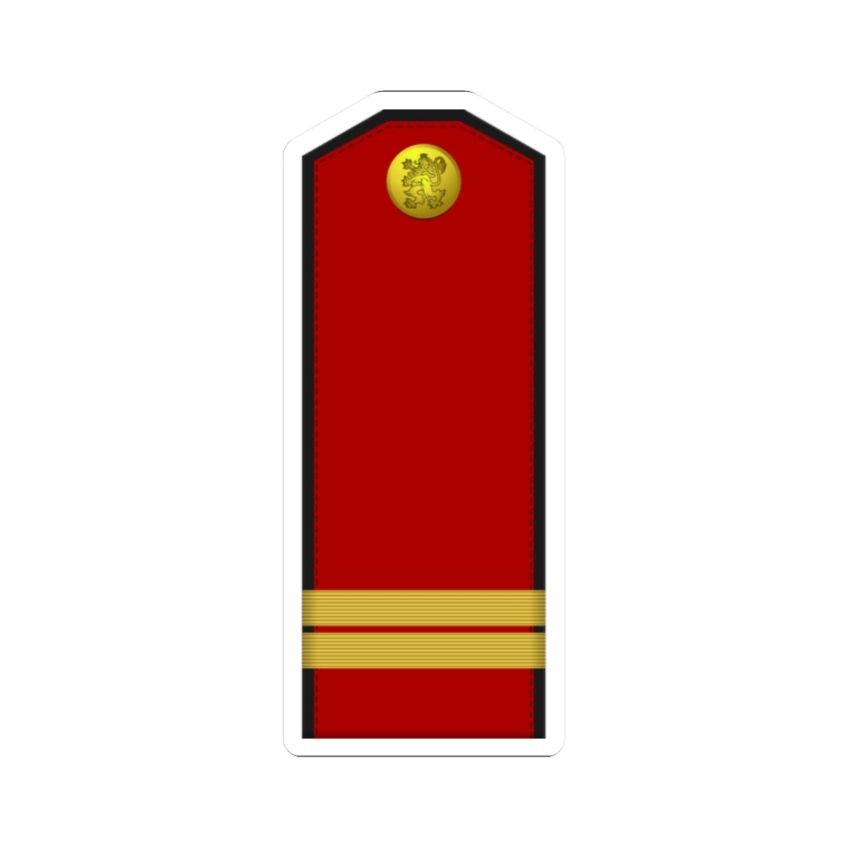 Bulgaria Army OR 5 (Bulgaria) (Military Rank) STICKER Vinyl Kiss-Cut Decal