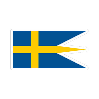 Naval Ensign of Sweden (Sweden) STICKER Vinyl Kiss-Cut Decal