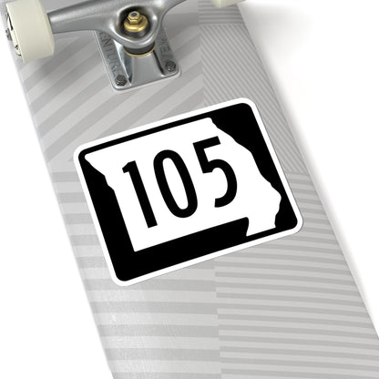 MO-105 (Missouri) (Road Sign) STICKER Vinyl Kiss-Cut Decal