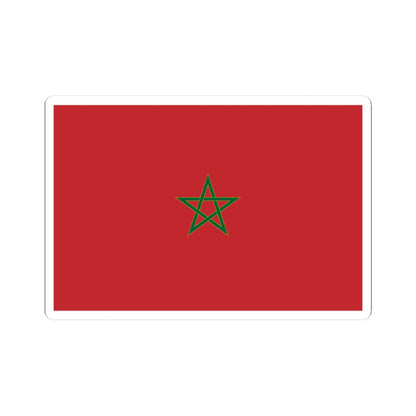 Flag of Morocco parametric version (Morocco) STICKER Vinyl Kiss-Cut Decal