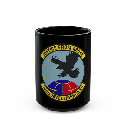 306th Intelligence Squadron (U.S. Air Force) Black Coffee Mug-15oz-The Sticker Space